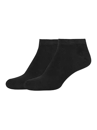 CAMANO |  Sneakersocken Silky 2er Pkg black | 